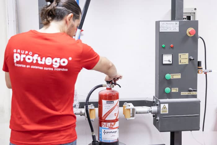 retimbrado extintores